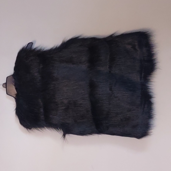 ANNA & CHRIS Faux Fur Soft Vest Waistcoat Small - Picture 10 of 12